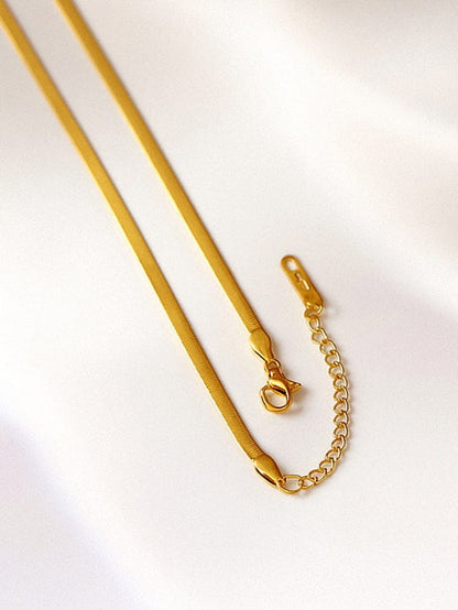 Black V Bar Pendant Necklace