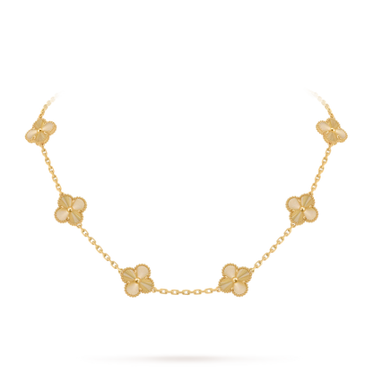 Golden Grace Clover Necklace