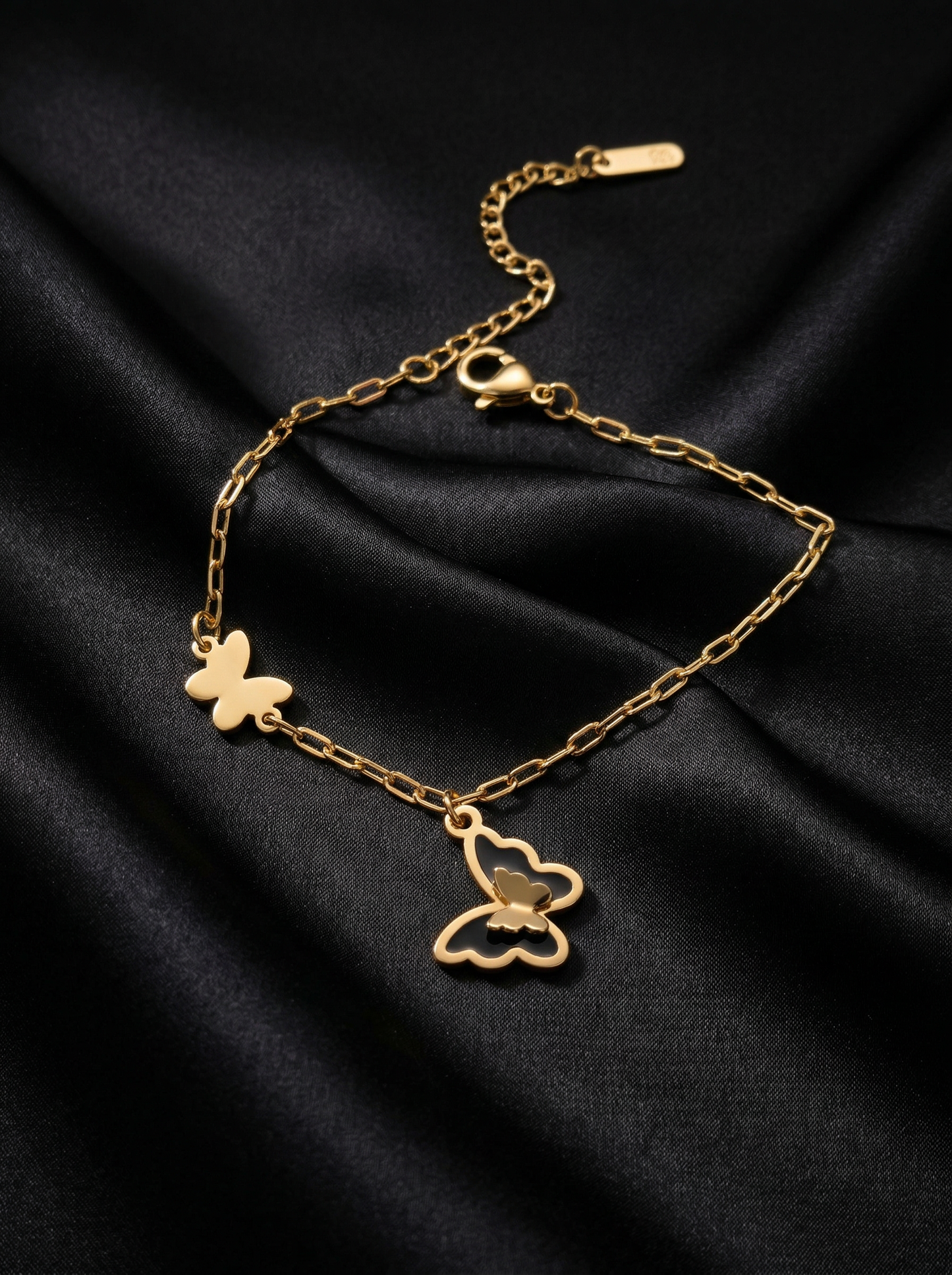 Golden Butterfly Duo Bracelet