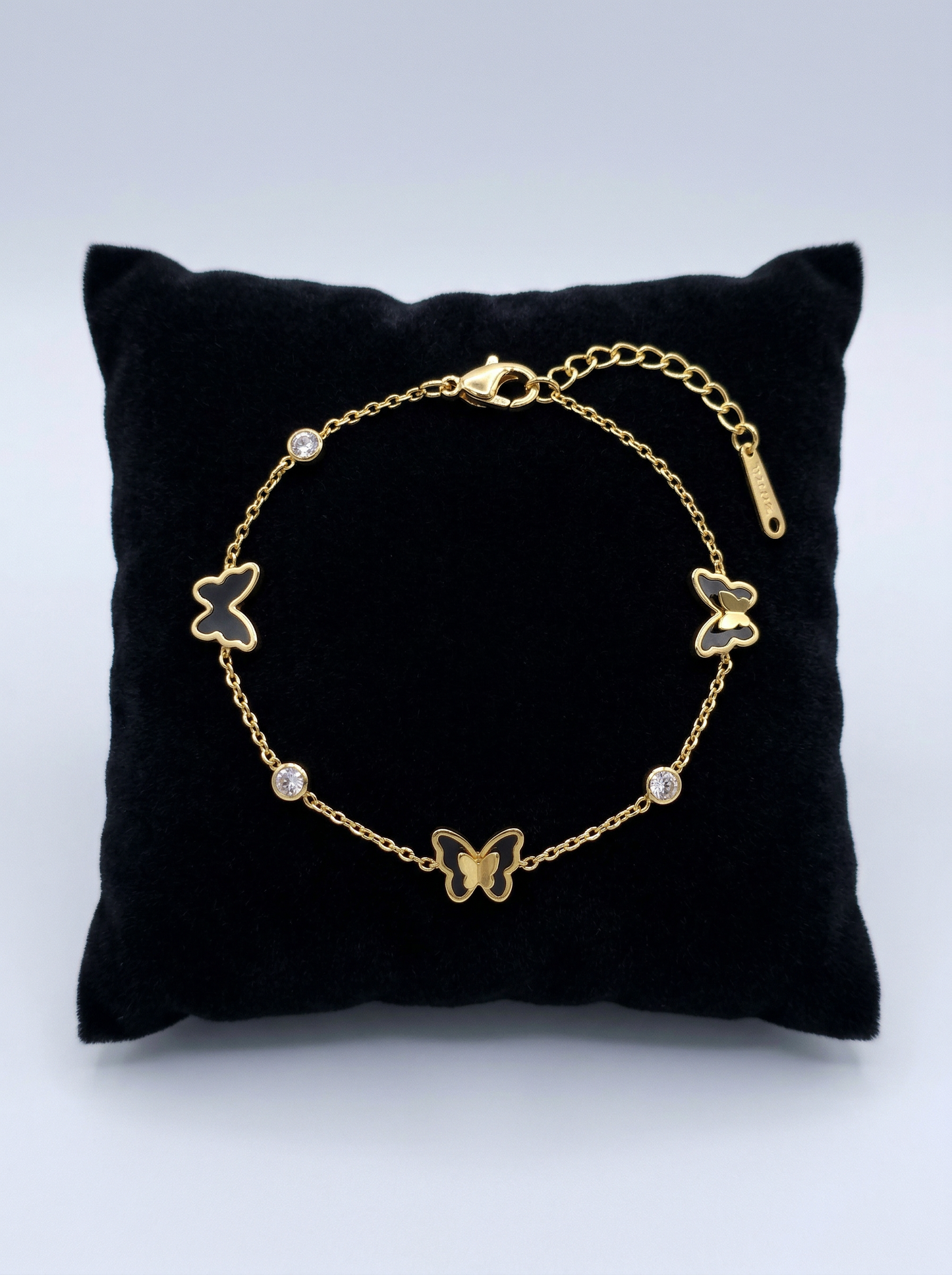Golden Butterfly Charm Bracelet