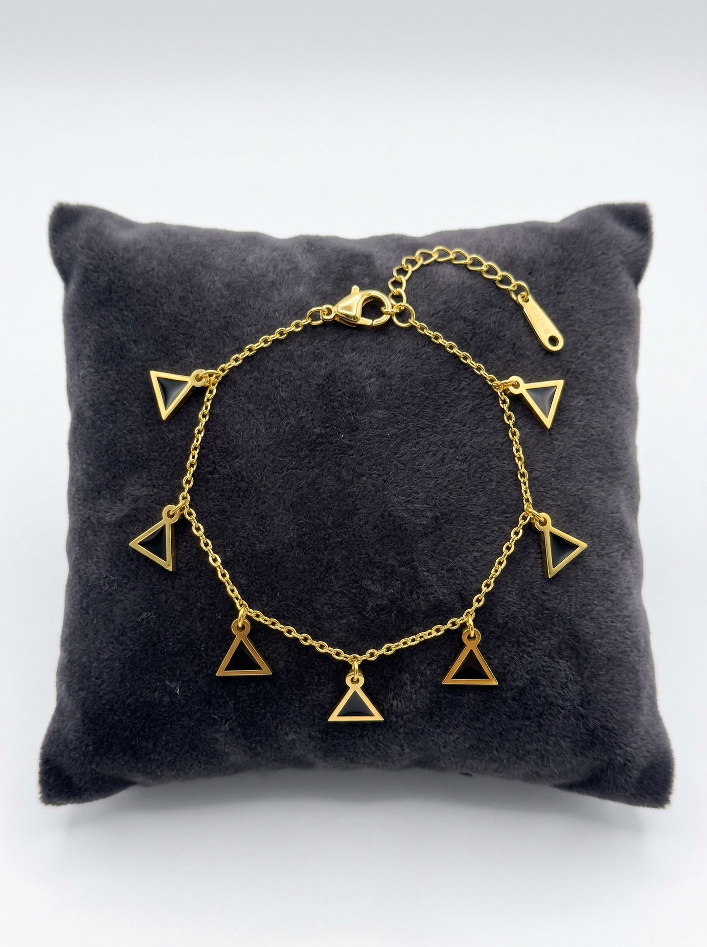 Golden Triangle Charm Bracelet