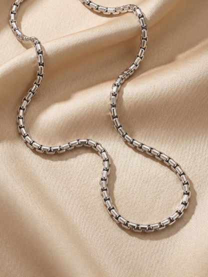 Silver Titan Link Chain - 55 cm