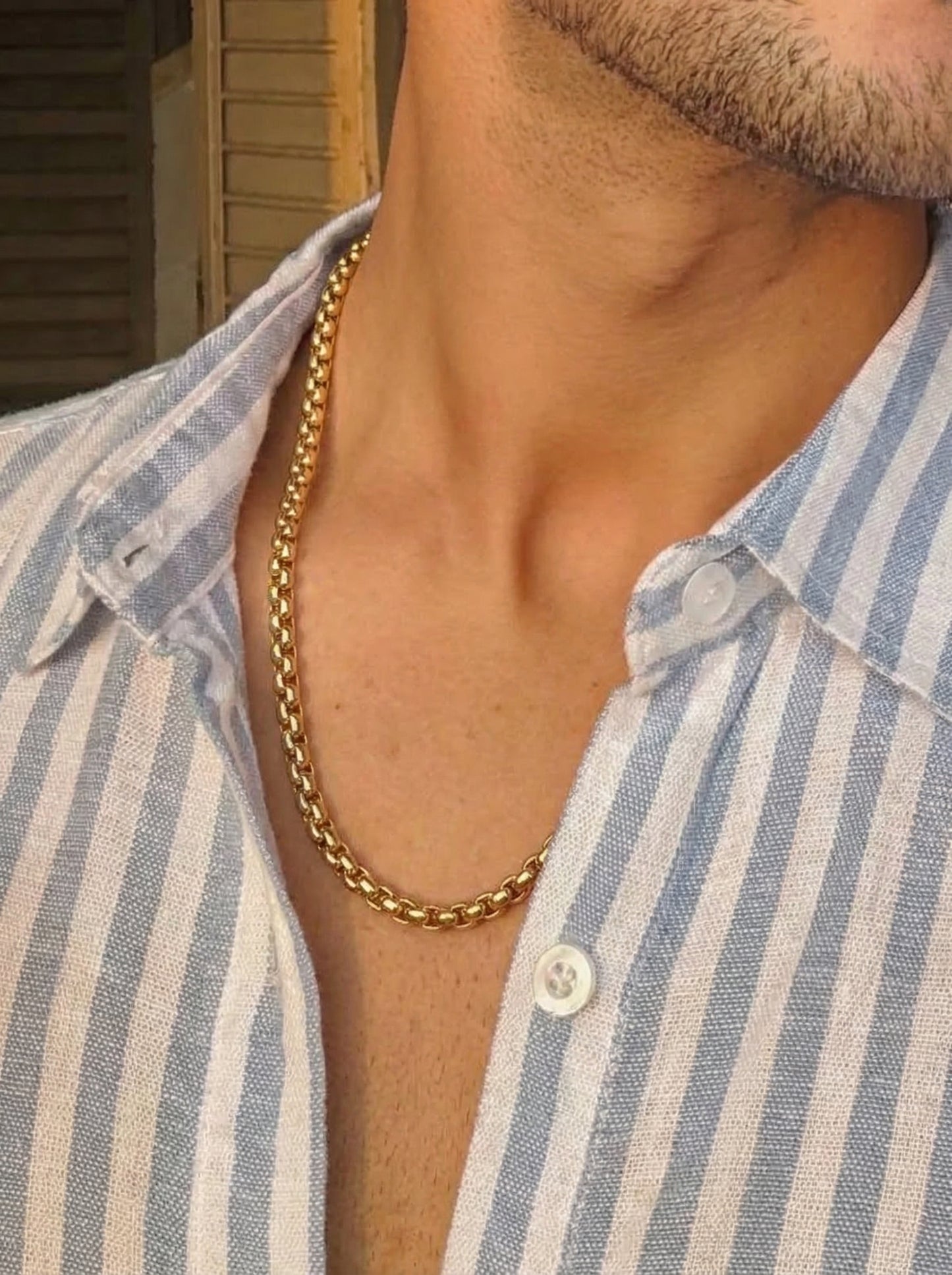 Titan Gold Link Chain - 55 cm