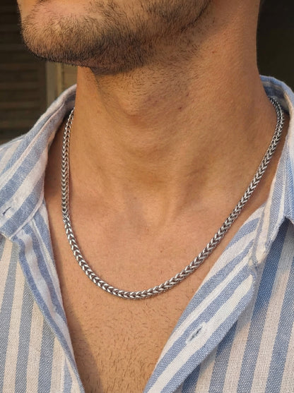 Silver Aero Flex Chain - 55 cm