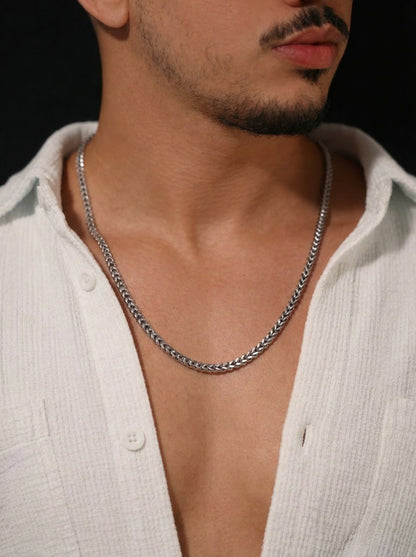Silver Aero Flex Chain - 55 cm
