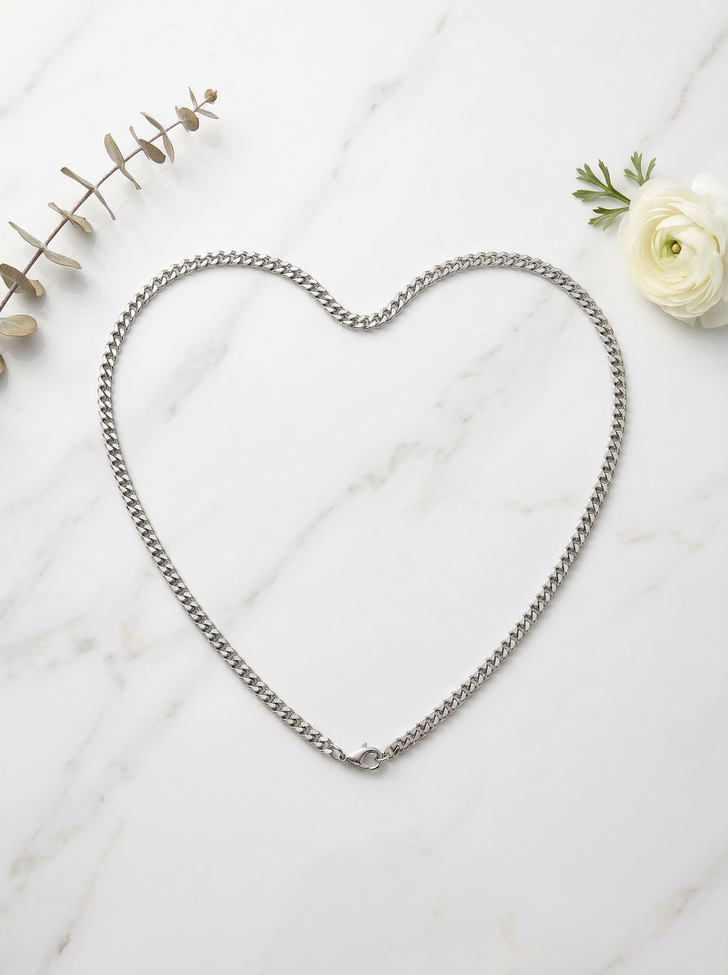 Silver Aero Flex Chain - 55 cm