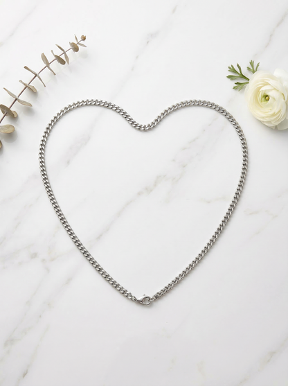 Silver Aero Flex Chain - 55 cm