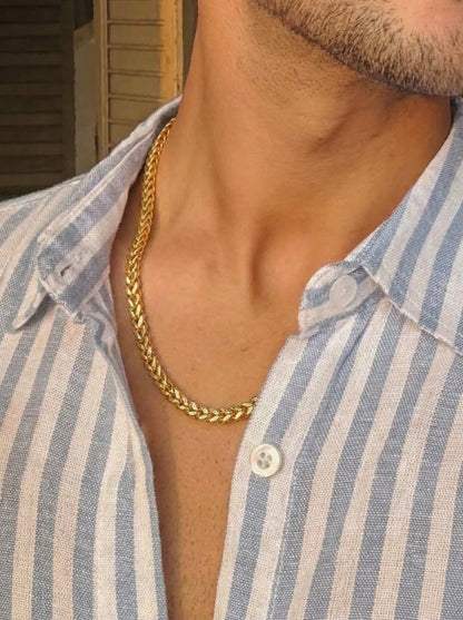 Golden Helix Chain - 55 cm
