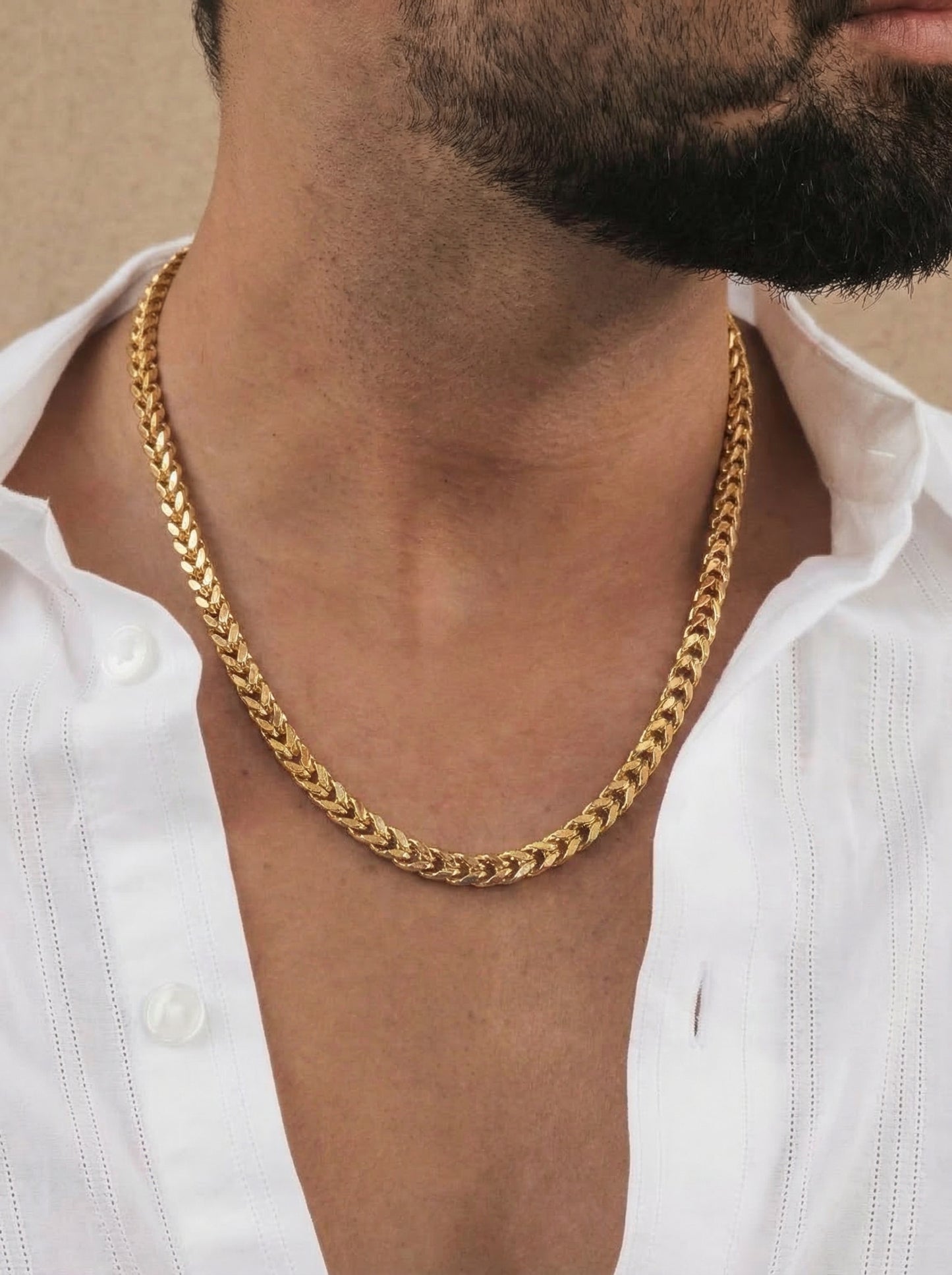 Golden Helix Chain - 55 cm
