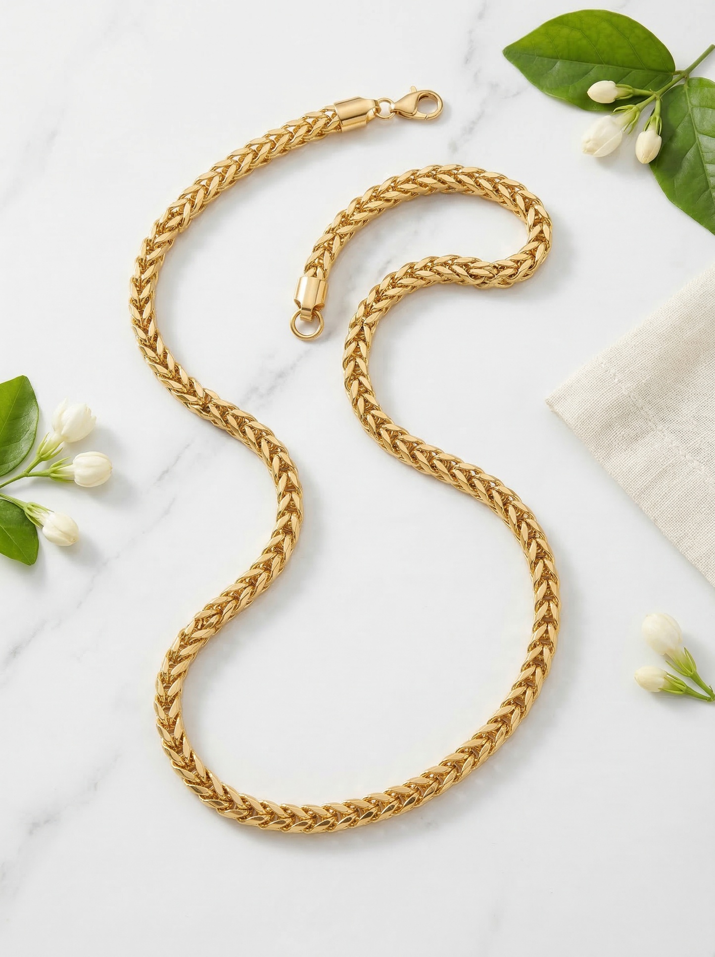 Golden Helix Chain - 55 cm