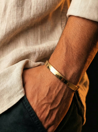 Golden Facet Edge Men’s Kada
