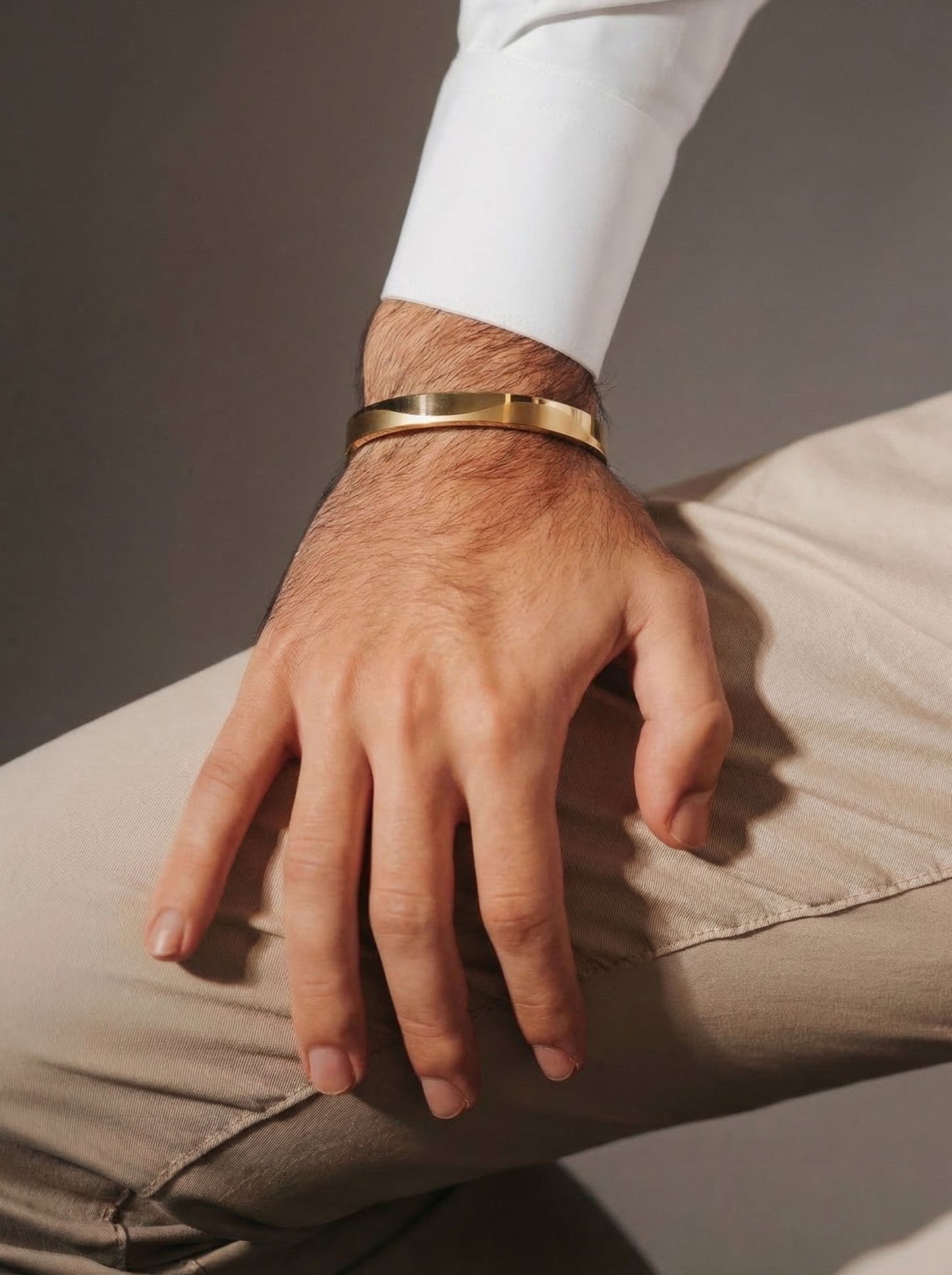 Golden Facet Edge Men’s Kada
