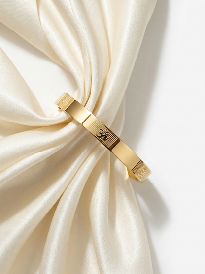 Golden Om Engraved Men’s Kada