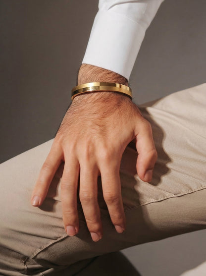 Golden Edge Bar Men’s Kada