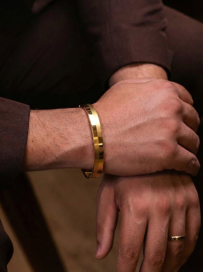 Golden Edge Bar Men’s Kada