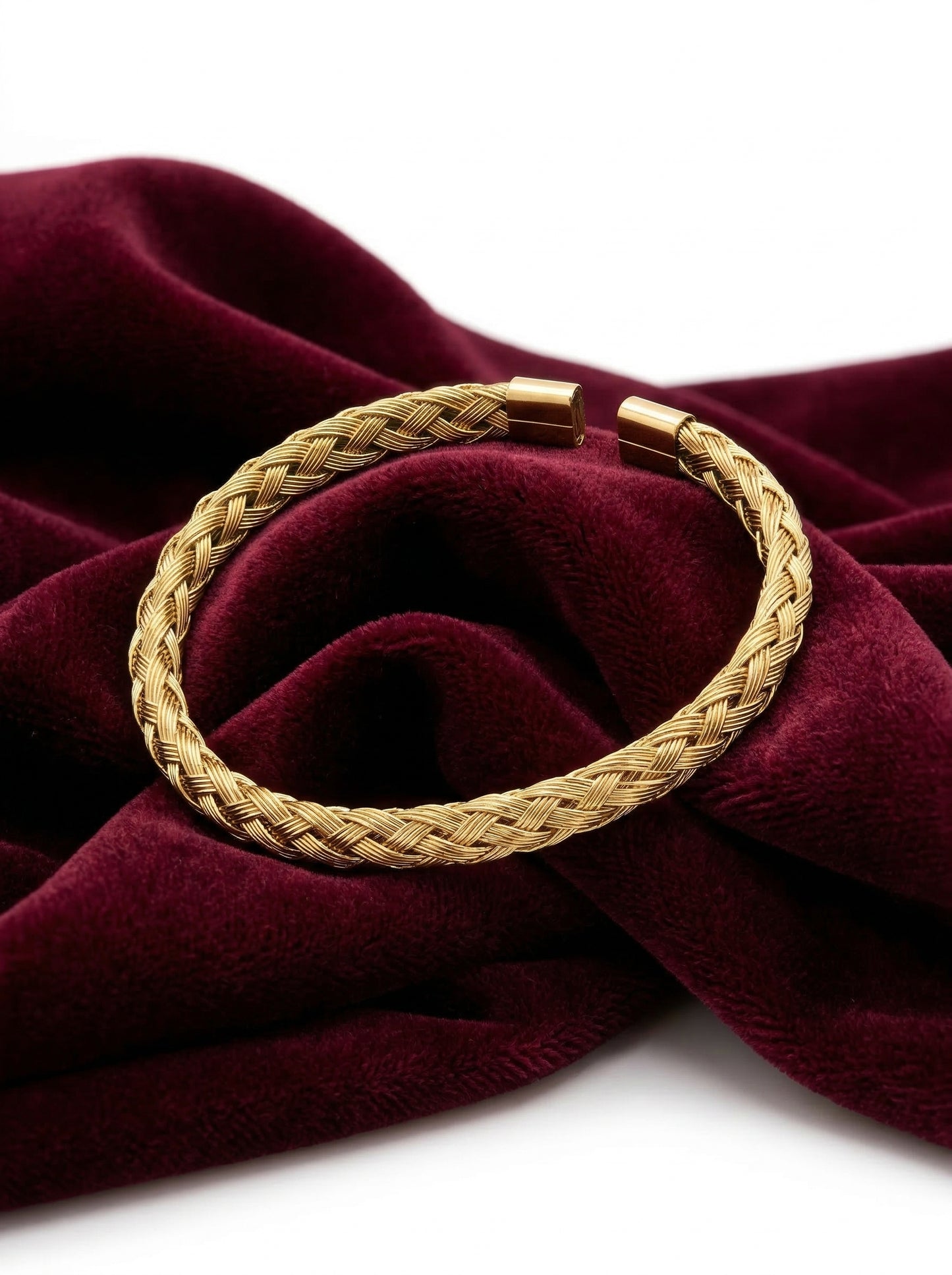 Golden Braided Rope Men’s Kada