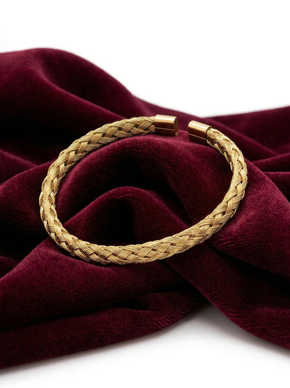 Golden Braided Rope Men’s Kada