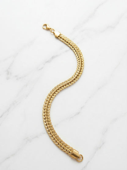 Royal Weave Gold Bracelet