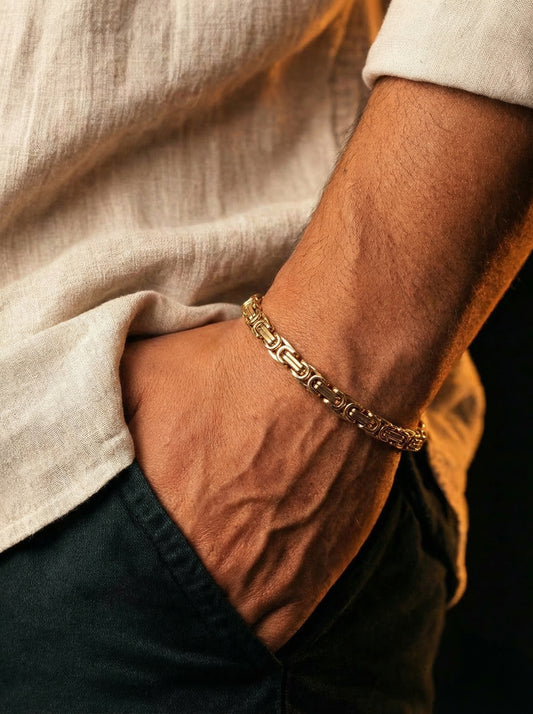 Emperor Link Gold Bracelet