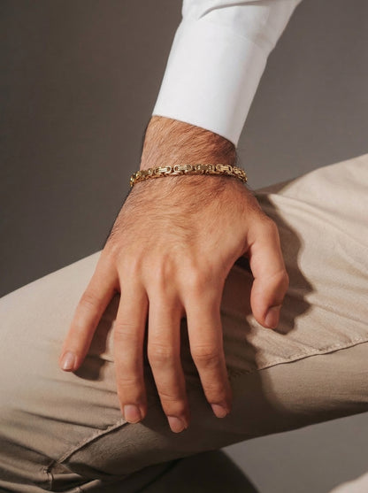 Emperor Link Gold Bracelet