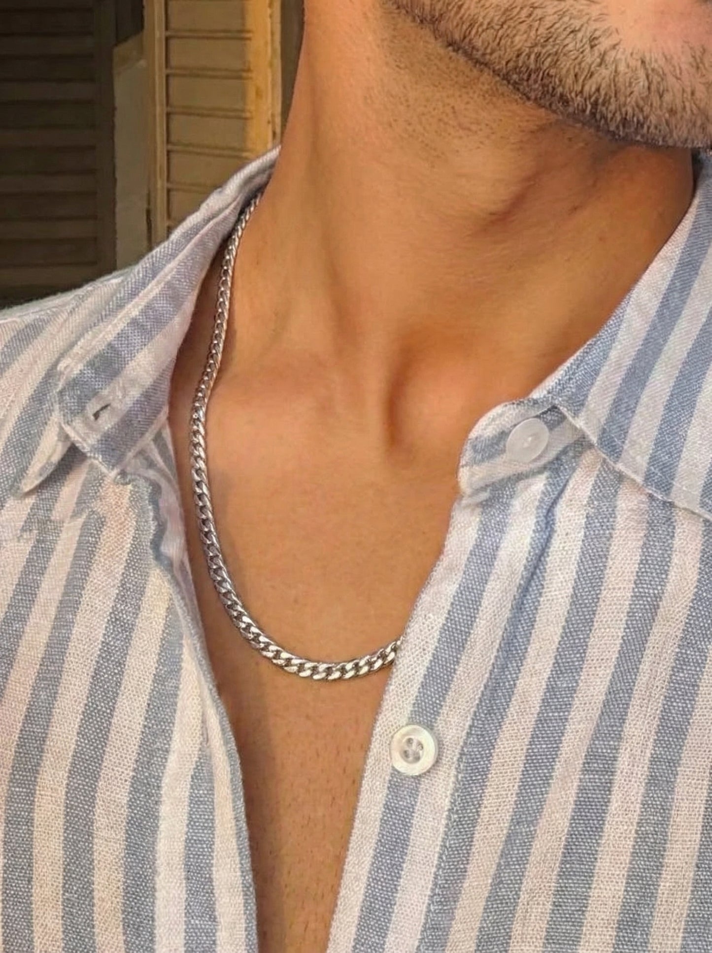 Silver Cuban Link Chain