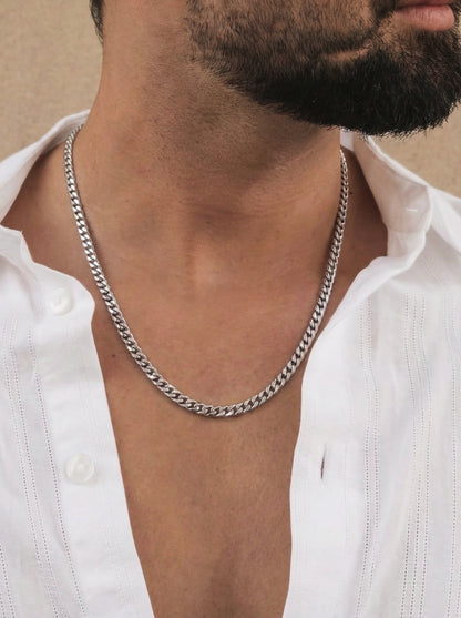 Silver Cuban Link Chain