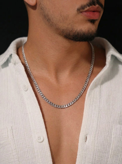 Silver Cuban Link Chain