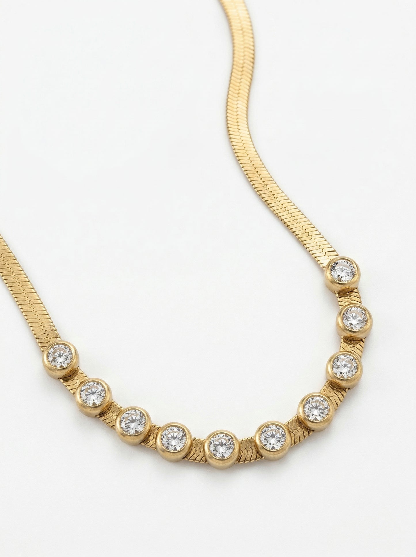 Crystal Halo Charm Necklace