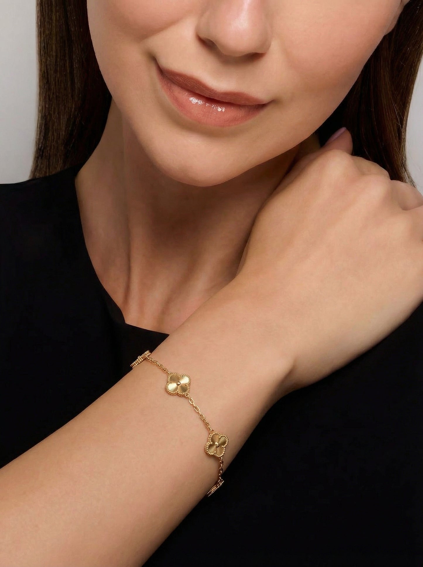 Golden Clover Bracelet