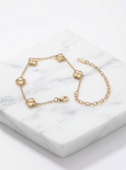 Golden Clover Bracelet