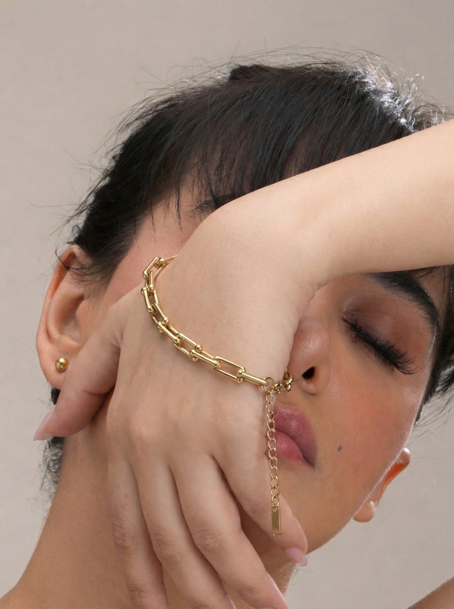 Golden Guardian Link Chain Bracelet