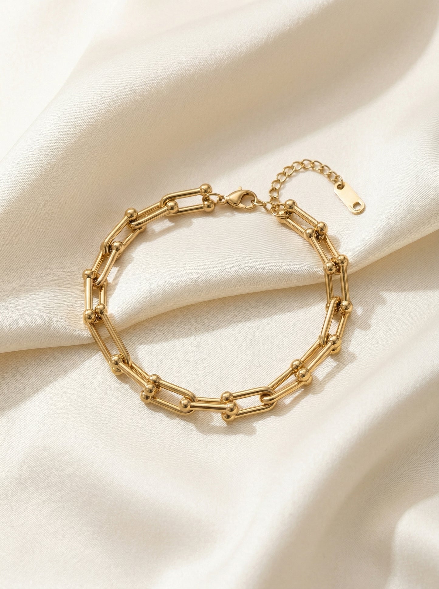 Golden Guardian Link Chain Bracelet