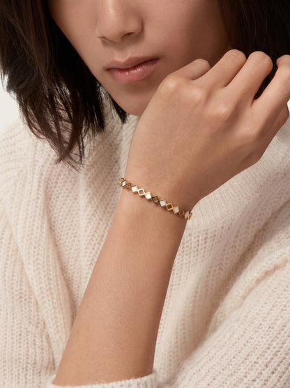 Golden Geo Link Kada Bracelet