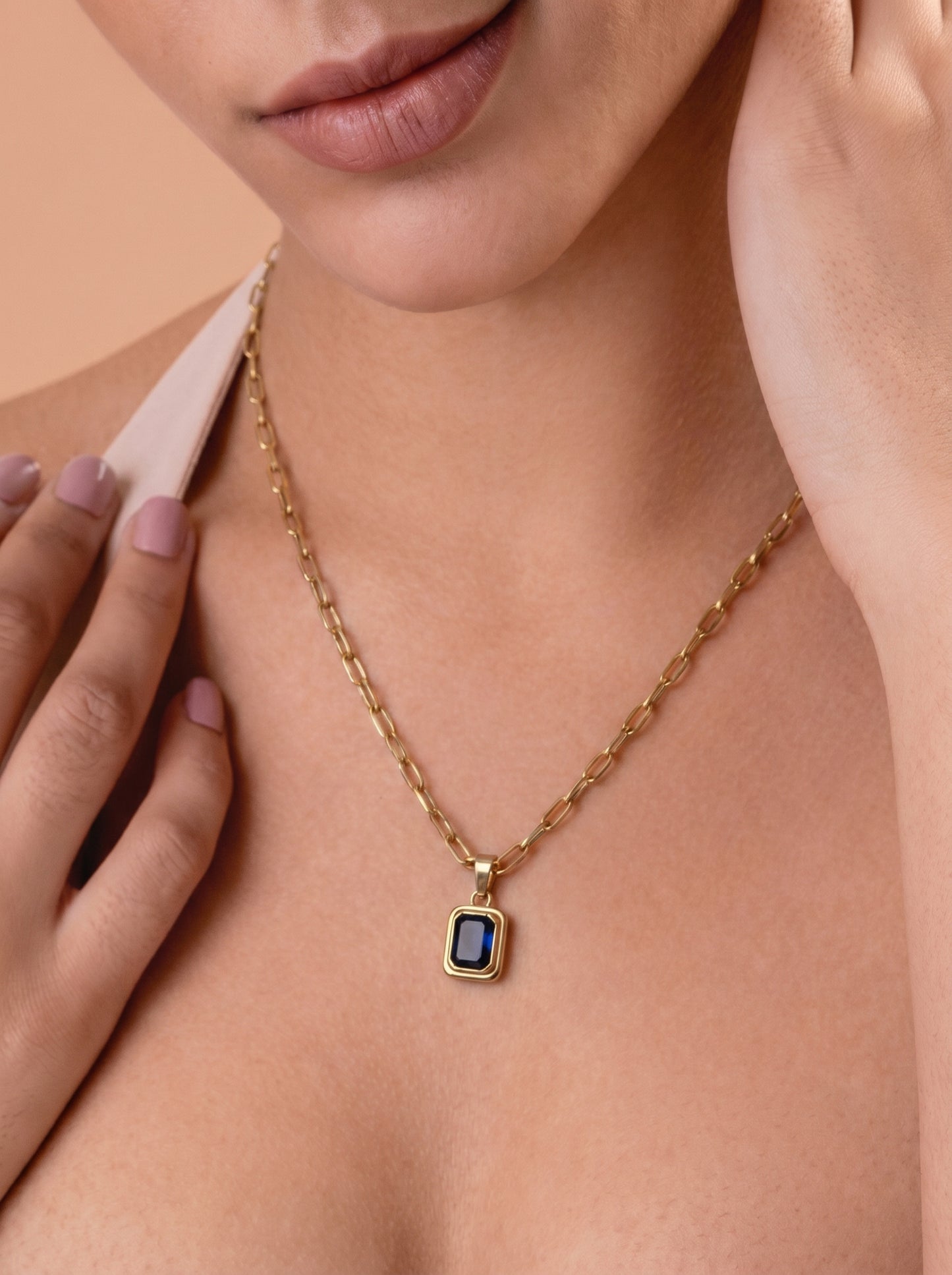 Eclipse Bar Pendant Necklace