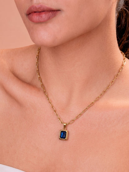 Eclipse Bar Pendant Necklace