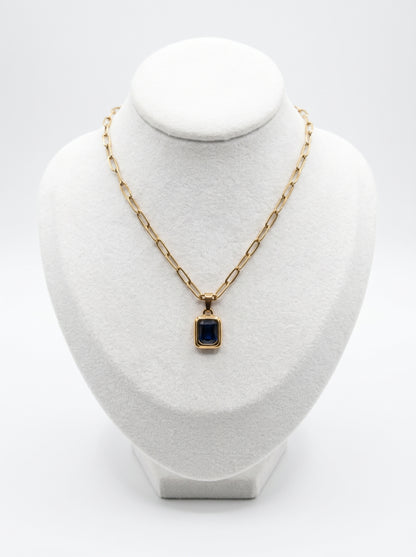 Eclipse Bar Pendant Necklace