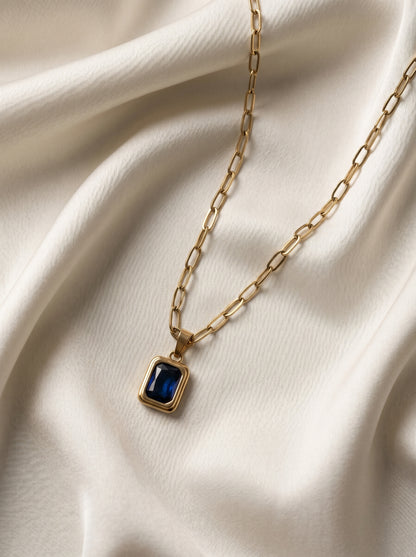 Eclipse Bar Pendant Necklace
