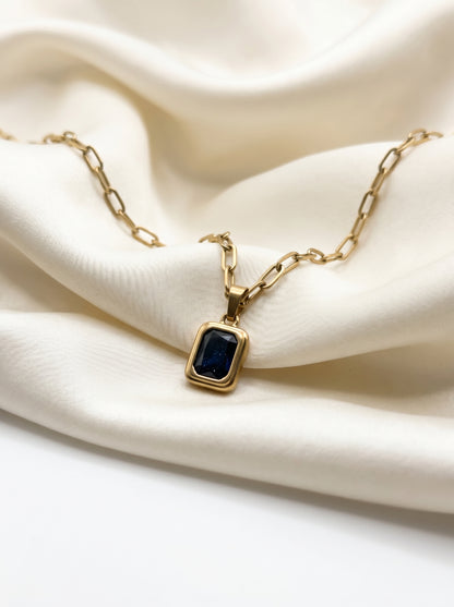 Eclipse Bar Pendant Necklace
