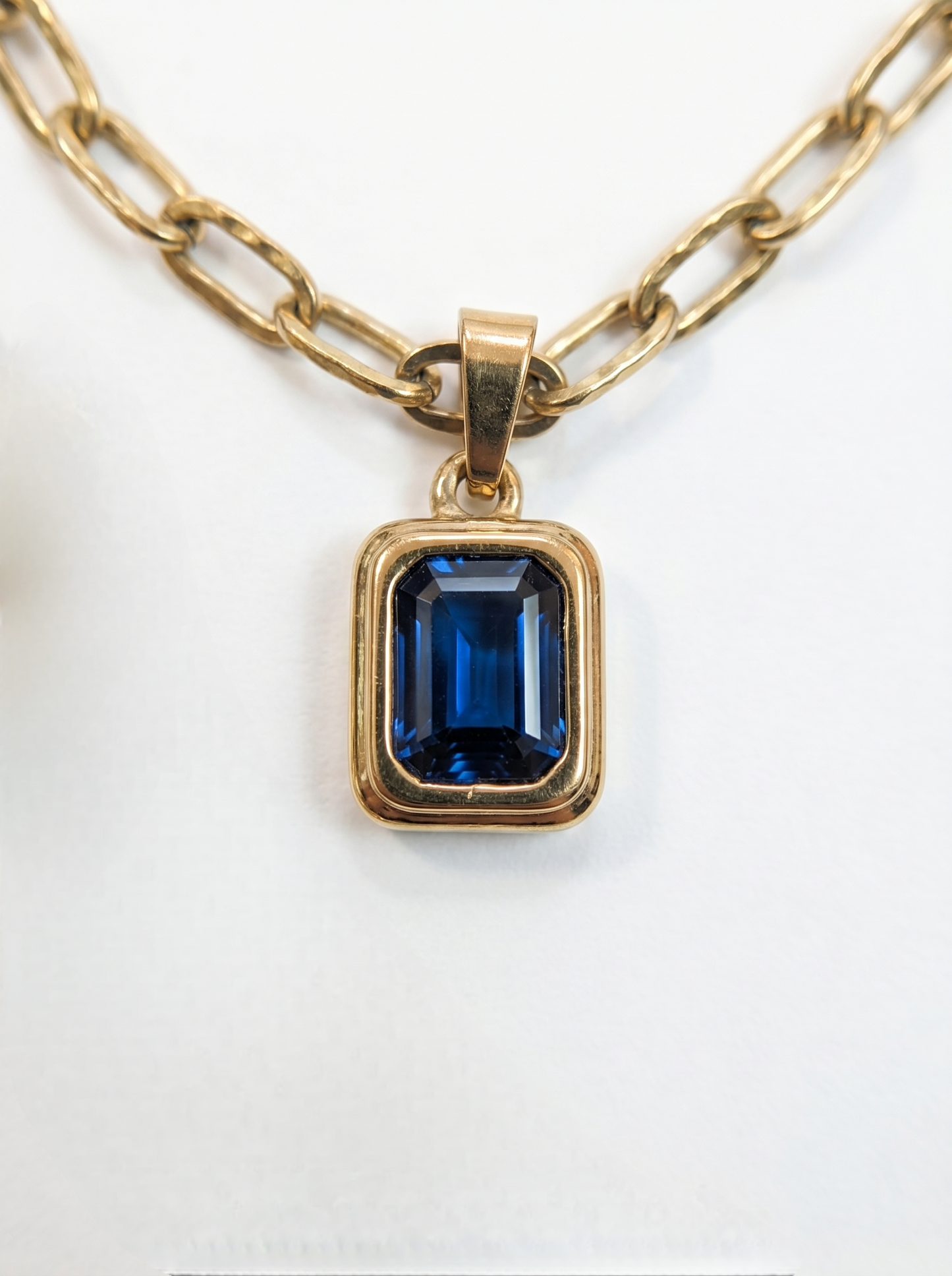 Eclipse Bar Pendant Necklace