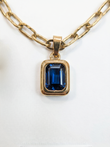 Eclipse Bar Pendant Necklace