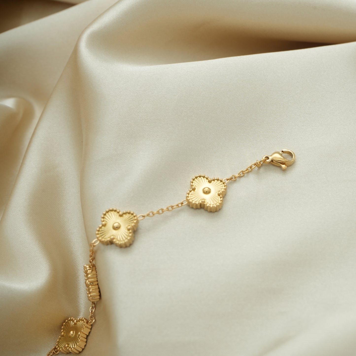 Golden Grace Layered Necklace + Sunlit Blossom Charm Bracelet Combo