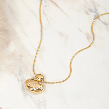 Imperial Diamond Necklace + Bamboo Kada Bracelet Combo