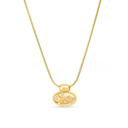 Imperial Diamond Necklace + Bamboo Kada Bracelet Combo