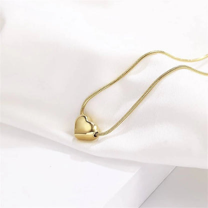 Jade Heart Necklace + Butterfly Earrings Combo