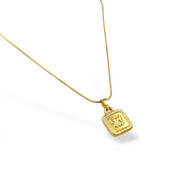 Butterfly Biscuit Chain Necklace Gold Plated, Waterproof and Anti-Tarnish