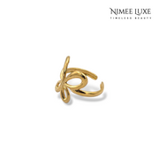 Hope Butterfly Adjustable Ring  Gold Plated AR38