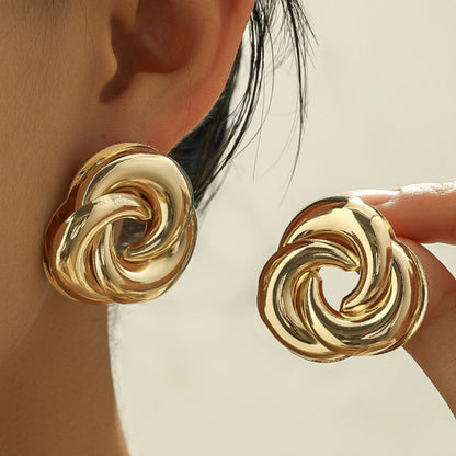 Evolve Earrings Gold Plated, Waterproof and Anti-Tarnish