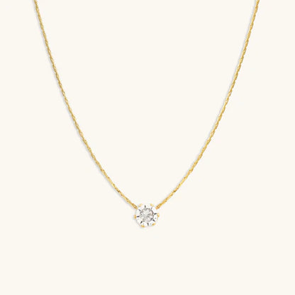 Solitaire Earrings 0.5mm Gold Plated + Diamond Necklace NLCP105G Gold Plated + Cartier Inspired Love Bracelet Kada 18K Gold Plated + Classic V Diamond Studded Adjustable Ring Gold Plated AR49