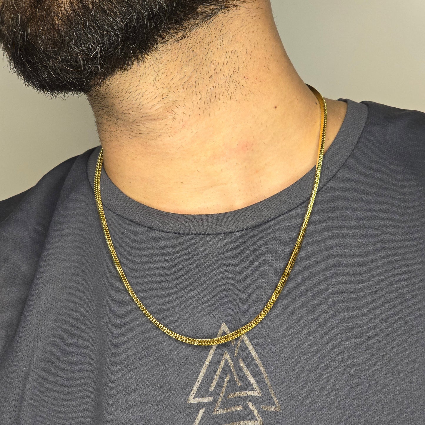 Centipede Snake Chain 18K Gold Plated, Waterproof, Anti-Tarnish 21 inches