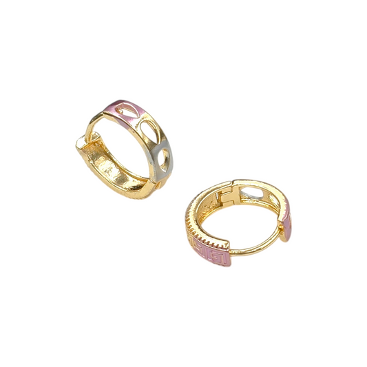 Tricolor Givency Hoops Earrings 18K Gold Plated, Waterproof and Anti-Tarnish